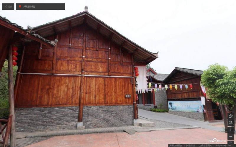 贵州省铜仁市锦江河畔大明边城景区木结构房屋5892 帖子ID:2080-木图网-木结构之家 www.woodpic.cn