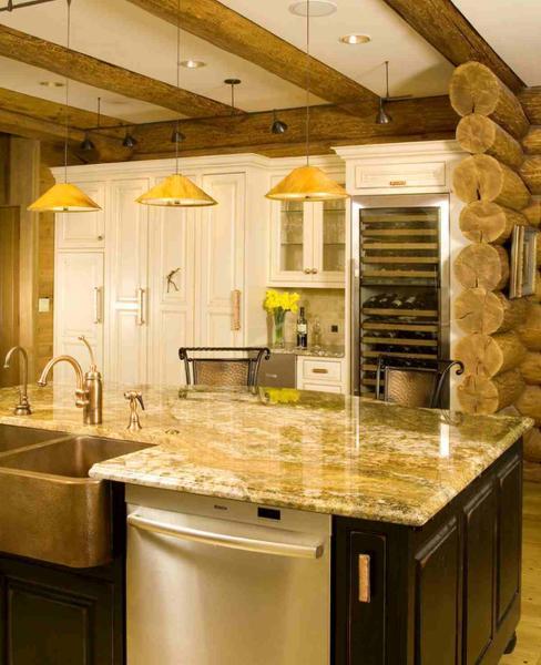 木别墅餐厅厨房欣赏一335 帖子ID:1992-木图网-木结构之家 www.woodpic.cn