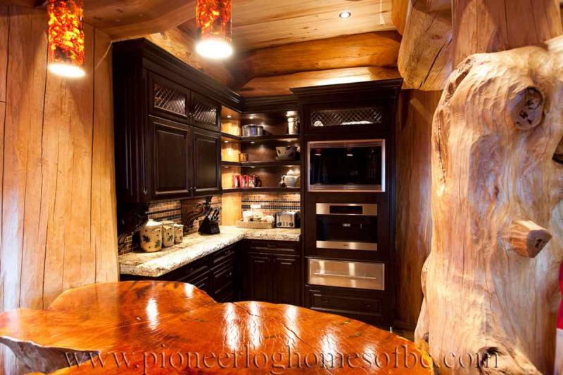 木别墅餐厅厨房欣赏二1030 帖子ID:1993-木图网-木结构之家 www.woodpic.cn