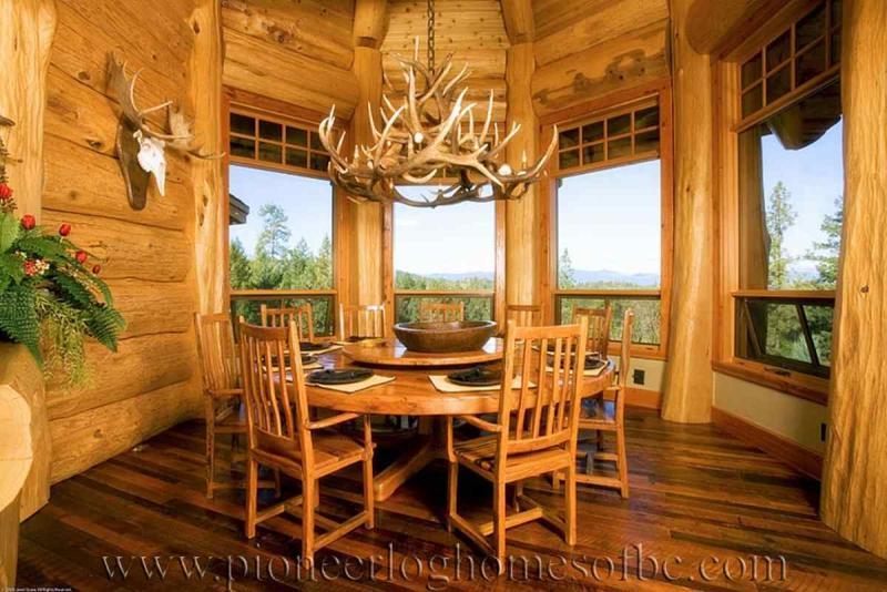 木别墅餐厅厨房欣赏四7459 帖子ID:1995-木图网-木结构之家 www.woodpic.cn