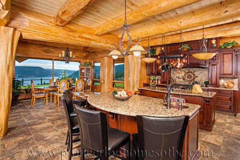 木别墅餐厅厨房欣赏四4944 帖子ID:1995-木图网-木结构之家 www.woodpic.cn