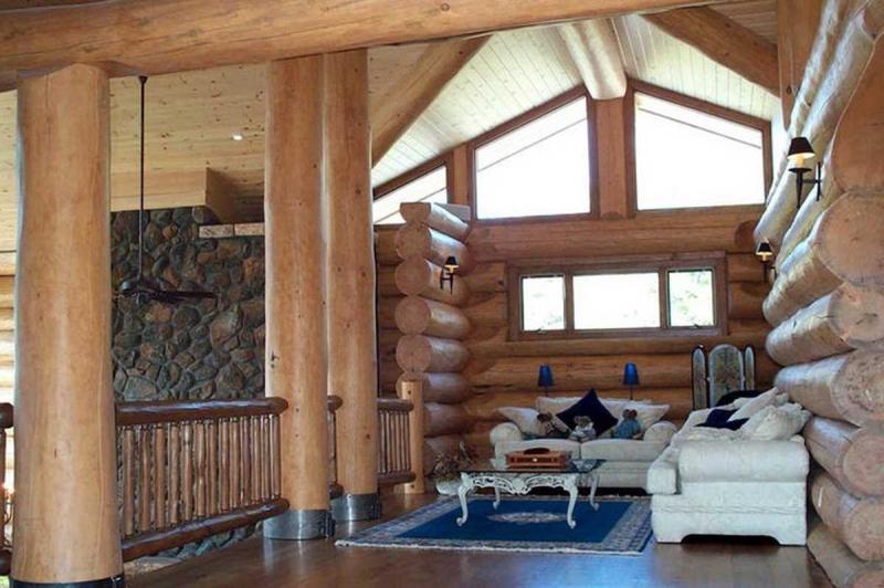 木别墅客厅欣赏一3111 帖子ID:1996-木图网-木结构之家 www.woodpic.cn