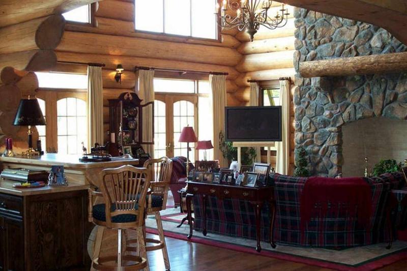 木别墅客厅欣赏一5973 帖子ID:1996-木图网-木结构之家 www.woodpic.cn