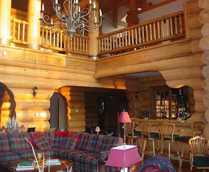 木别墅客厅欣赏一4082 帖子ID:1996-木图网-木结构之家 www.woodpic.cn