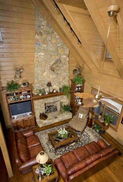 木别墅客厅欣赏一394 帖子ID:1996-木图网-木结构之家 www.woodpic.cn