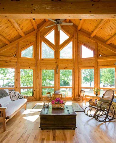 木别墅客厅欣赏二343 帖子ID:1997-木图网-木结构之家 www.woodpic.cn