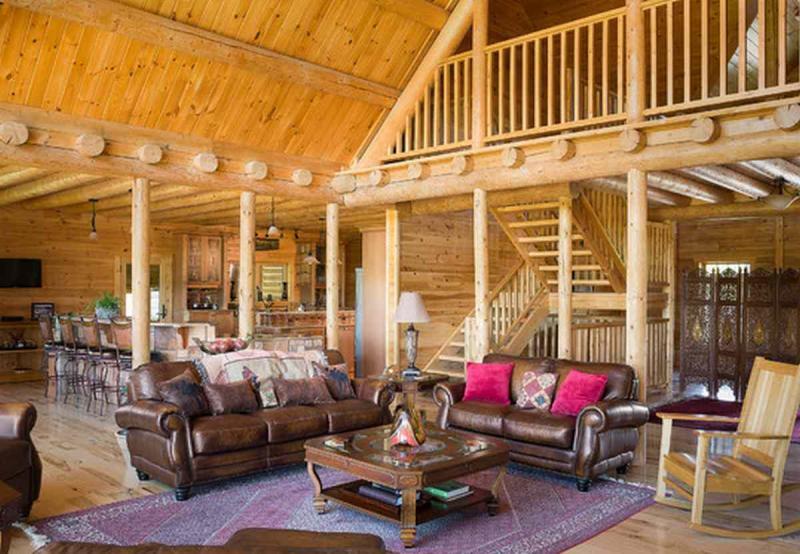 木别墅客厅欣赏二4962 帖子ID:1997-木图网-木结构之家 www.woodpic.cn