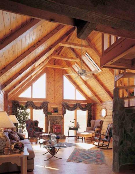 木别墅客厅欣赏五2884 帖子ID:2000-木图网-木结构之家 www.woodpic.cn