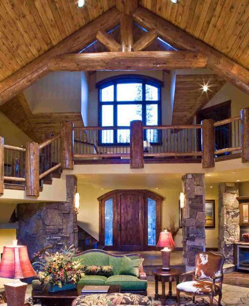 木别墅客厅欣赏八9301 帖子ID:2003-木图网-木结构之家 www.woodpic.cn