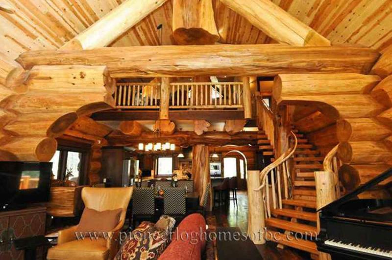 木别墅客厅欣赏十一3689 帖子ID:2006-木图网-木结构之家 www.woodpic.cn