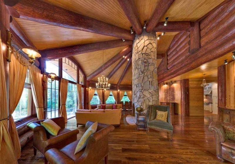 木别墅客厅欣赏二十九199 帖子ID:2024-木图网-木结构之家 www.woodpic.cn