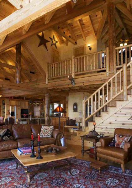 木别墅客厅欣赏二十九5535 帖子ID:2024-木图网-木结构之家 www.woodpic.cn