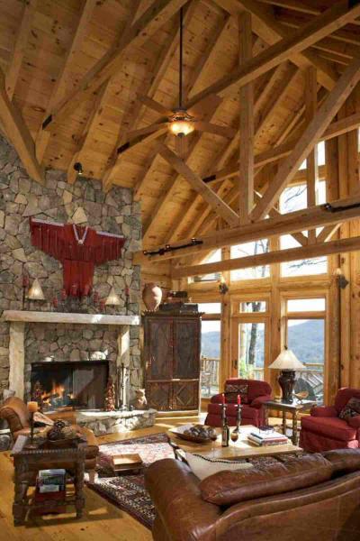 木别墅客厅欣赏二十九5569 帖子ID:2024-木图网-木结构之家 www.woodpic.cn