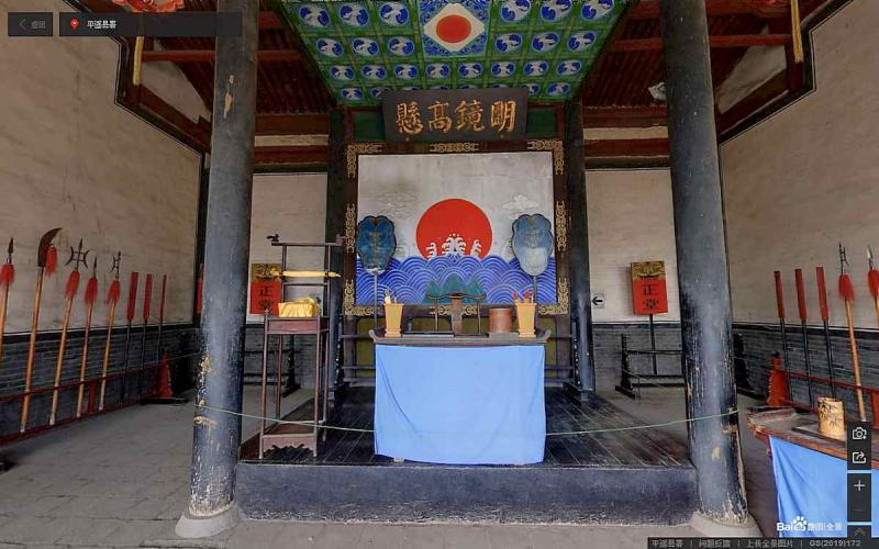 山西省晋中市平遥古城景区平遥县署木结构牌匾8252 帖子ID:2200-木图网-木结构之家 www.woodpic.cn