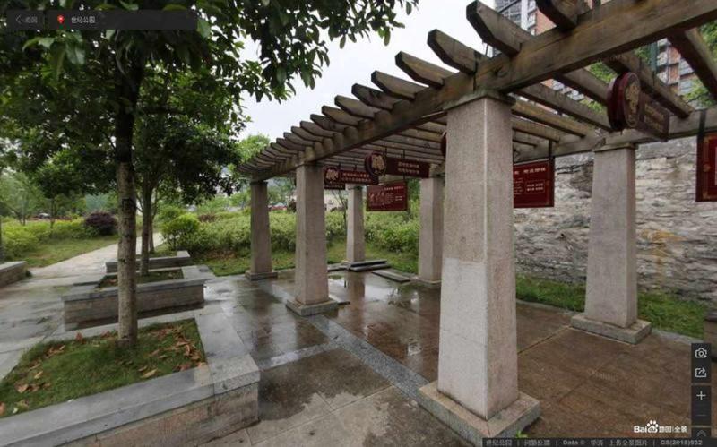 贵州省铜仁市世纪公园户外廊架7023 帖子ID:2240-木图网-木结构之家 www.woodpic.cn