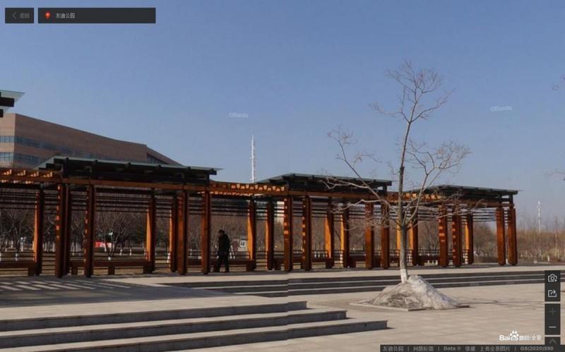 吉林省长春市友谊公园户外廊架9285 帖子ID:2242-木图网-木结构之家 www.woodpic.cn