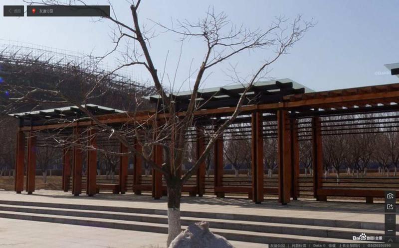 吉林省长春市友谊公园户外廊架9343 帖子ID:2242-木图网-木结构之家 www.woodpic.cn