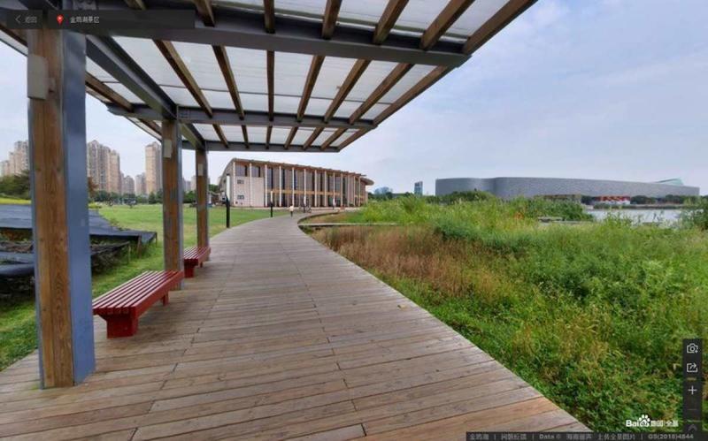 江苏省苏州市金鸡湖景区木廊架2794 帖子ID:2243-木图网-木结构之家 www.woodpic.cn