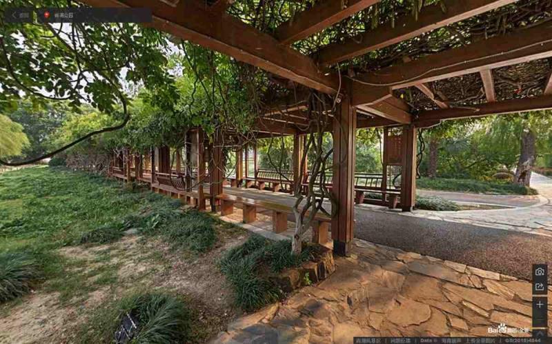 江苏省苏州市沙家浜虞山尚湖旅游区防腐木廊架4151 帖子ID:2244-木图网-木结构之家 www.woodpic.cn