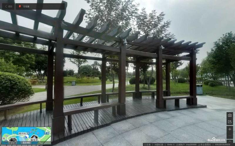 江苏省徐州市云龙湖景区防腐木花架5536 帖子ID:2245-木图网-木结构之家 www.woodpic.cn