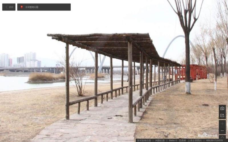 山西省太原市汾河湿地公园防腐木景观花架437 帖子ID:2252-木图网-木结构之家 www.woodpic.cn