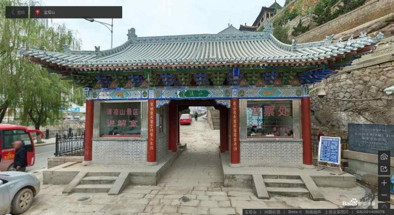 陕西省延安市之宝塔山各式仿古亭1425 帖子ID:2254-木图网-木结构之家 www.woodpic.cn