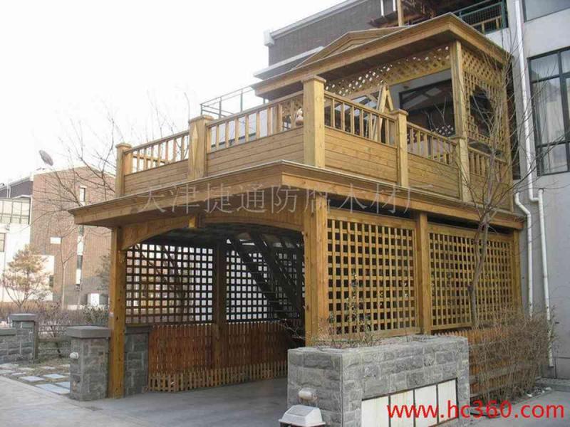 防腐木平台欣赏二八2148 帖子ID:2400-木图网-木结构之家 www.woodpic.cn