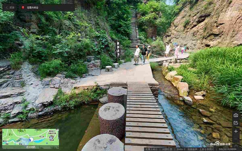 河南省洛阳市龙潭大峡谷景区木栈道9487 帖子ID:2302-木图网-木结构之家 www.woodpic.cn