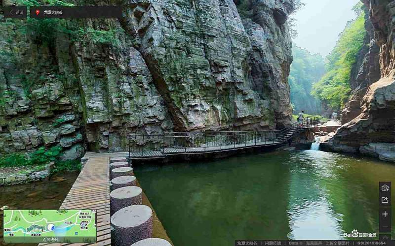 河南省洛阳市龙潭大峡谷景区木栈道2056 帖子ID:2302-木图网-木结构之家 www.woodpic.cn