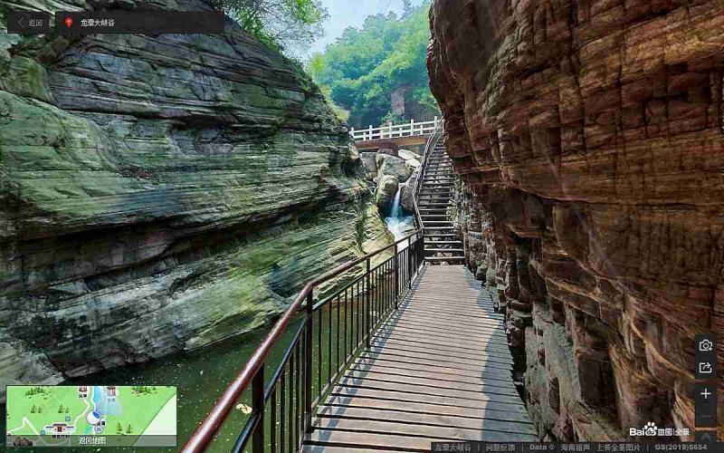 河南省洛阳市龙潭大峡谷景区木栈道3548 帖子ID:2302-木图网-木结构之家 www.woodpic.cn