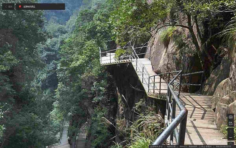 浙江省台州市天台县龙穿峡景区木栈道7877 帖子ID:2305-木图网-木结构之家 www.woodpic.cn
