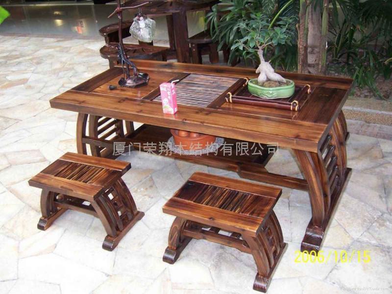 防腐木户外家具欣赏四二5493 帖子ID:2492-木图网-木结构之家 www.woodpic.cn