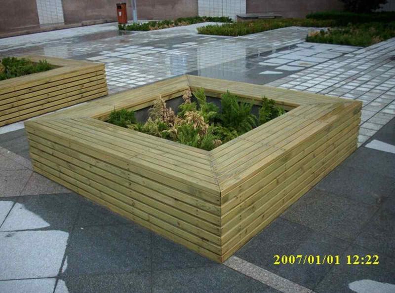 防腐木树池欣赏九9729 帖子ID:2526-木图网-木结构之家 www.woodpic.cn