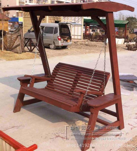 防腐木秋千欣赏一9949 帖子ID:2531-木图网-木结构之家 www.woodpic.cn