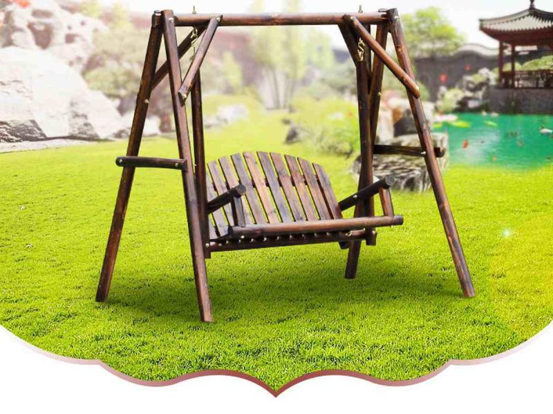 防腐木秋千欣赏二768 帖子ID:2532-木图网-木结构之家 www.woodpic.cn