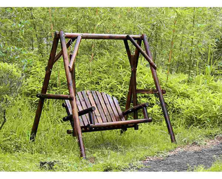 防腐木秋千欣赏二4717 帖子ID:2532-木图网-木结构之家 www.woodpic.cn