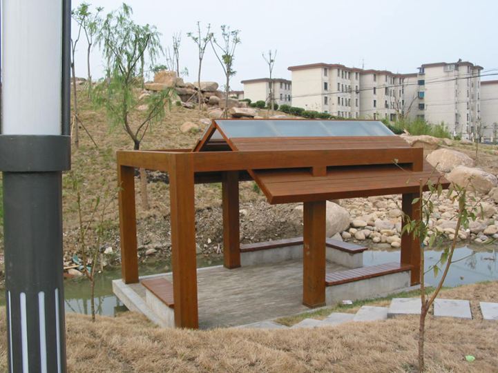 玻璃顶直形花架399 帖子ID:667-木图网-木结构之家 www.woodpic.cn