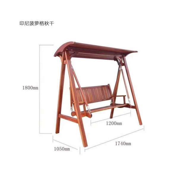 防腐木秋千欣赏三2580 帖子ID:2533-木图网-木结构之家 www.woodpic.cn