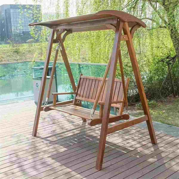 防腐木秋千欣赏四9187 帖子ID:2534-木图网-木结构之家 www.woodpic.cn