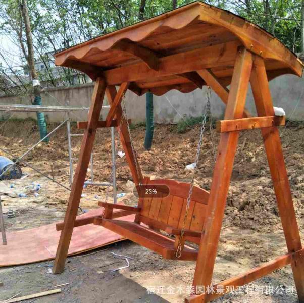 防腐木秋千欣赏四6326 帖子ID:2534-木图网-木结构之家 www.woodpic.cn