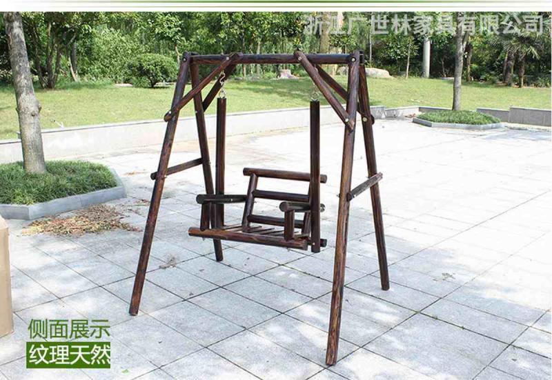 防腐木秋千欣赏五1901 帖子ID:2535-木图网-木结构之家 www.woodpic.cn