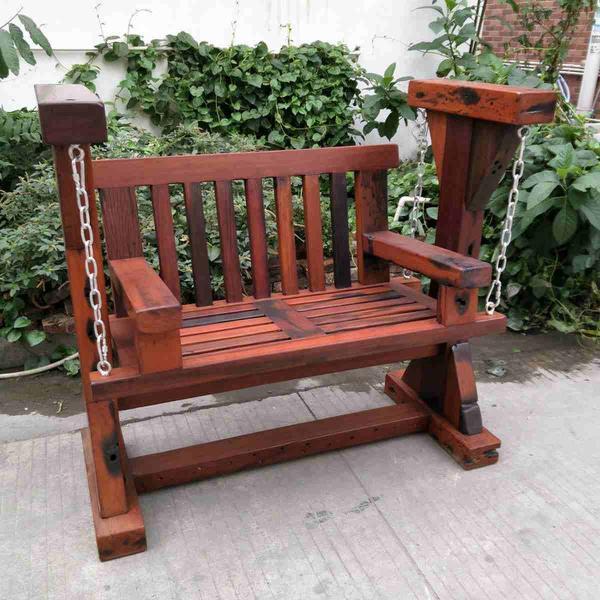 防腐木秋千欣赏五9358 帖子ID:2535-木图网-木结构之家 www.woodpic.cn