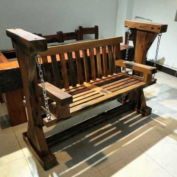 防腐木秋千欣赏五3381 帖子ID:2535-木图网-木结构之家 www.woodpic.cn