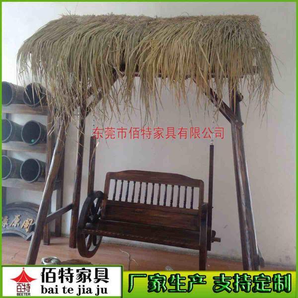 防腐木秋千欣赏八7505 帖子ID:2538-木图网-木结构之家 www.woodpic.cn