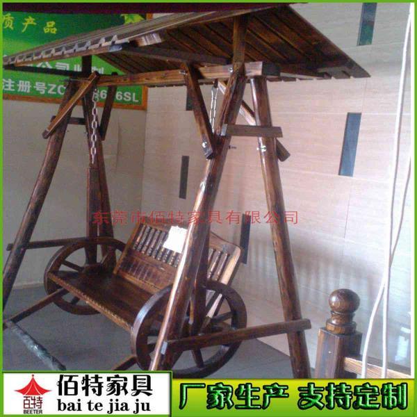 防腐木秋千欣赏八2825 帖子ID:2538-木图网-木结构之家 www.woodpic.cn