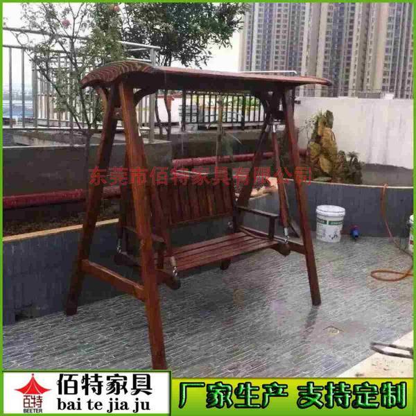 防腐木秋千欣赏八7881 帖子ID:2538-木图网-木结构之家 www.woodpic.cn