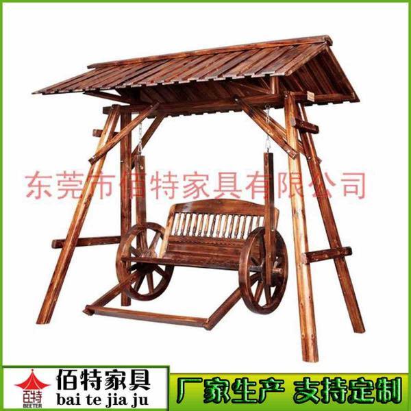 防腐木秋千欣赏八4654 帖子ID:2538-木图网-木结构之家 www.woodpic.cn