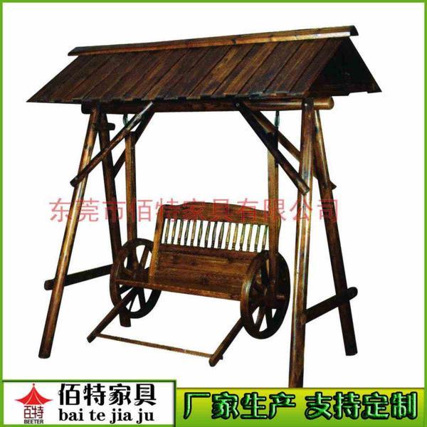防腐木秋千欣赏九5093 帖子ID:2539-木图网-木结构之家 www.woodpic.cn