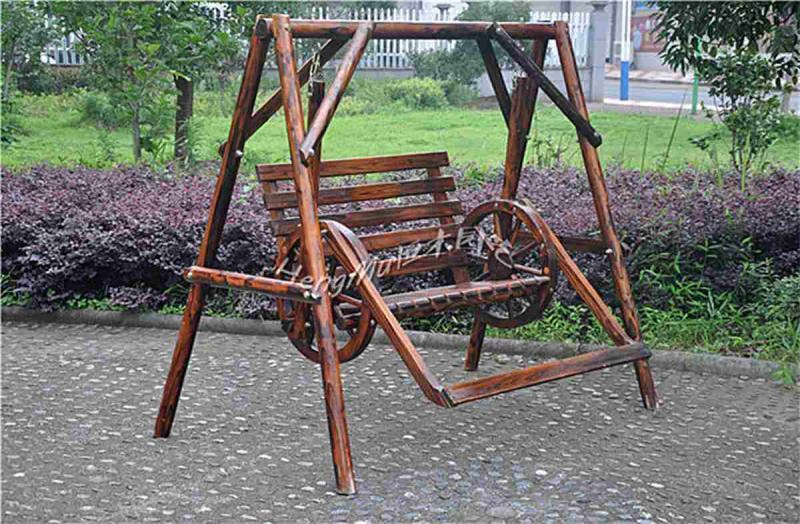 防腐木秋千欣赏十一6691 帖子ID:2541-木图网-木结构之家 www.woodpic.cn
