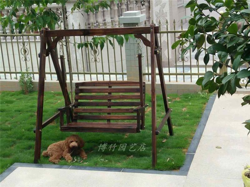 防腐木秋千欣赏十一3560 帖子ID:2541-木图网-木结构之家 www.woodpic.cn